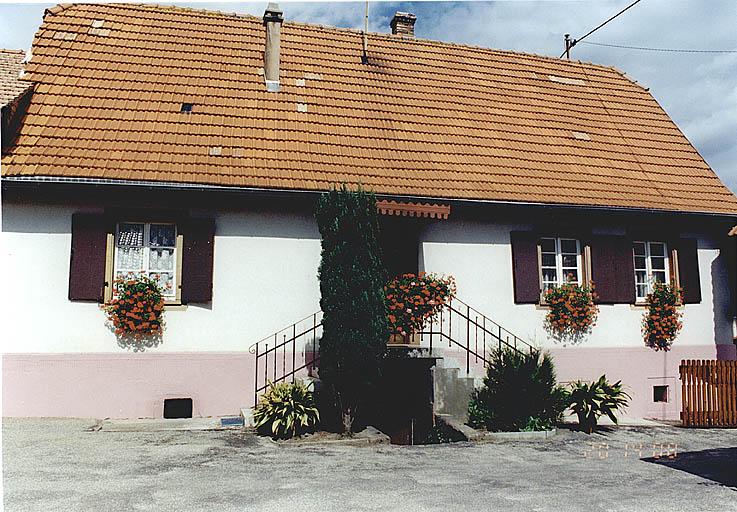 Elévation du logis sur cour.