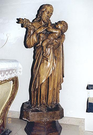 Statue : Saint Joseph et l'Enfant Jésus