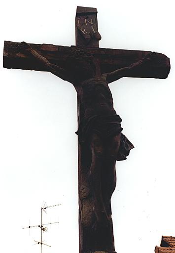 Détail du Christ en croix.