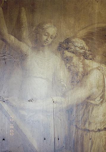Saint Matthieu et l'ange, détail.