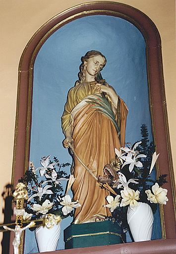 Statue : sainte Marguerite