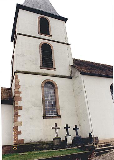 Elévation nord de la tour-choeur.