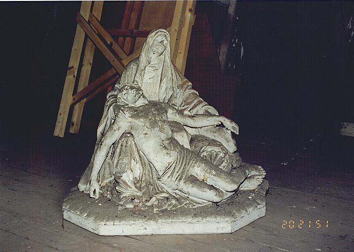 Groupe sculpté : Vierge de Pitié