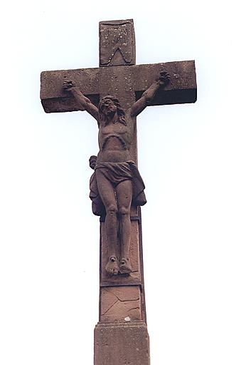 Détail du Christ en croix.