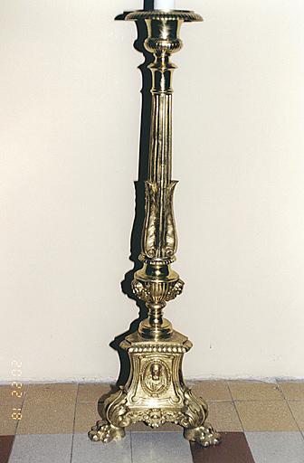 Vue d'un chandelier.