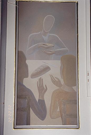 Tableau (choeur) : l'Apparition aux disciples d'Emmaüs.