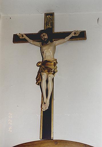 Vue du Christ en croix.