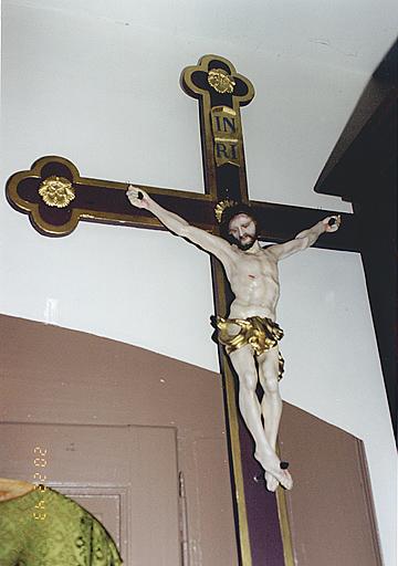 Vue du Christ en croix.