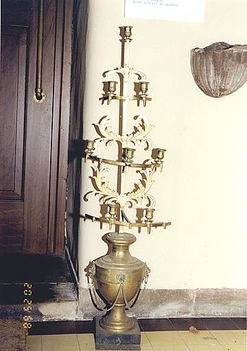 Vue d'un chandelier.