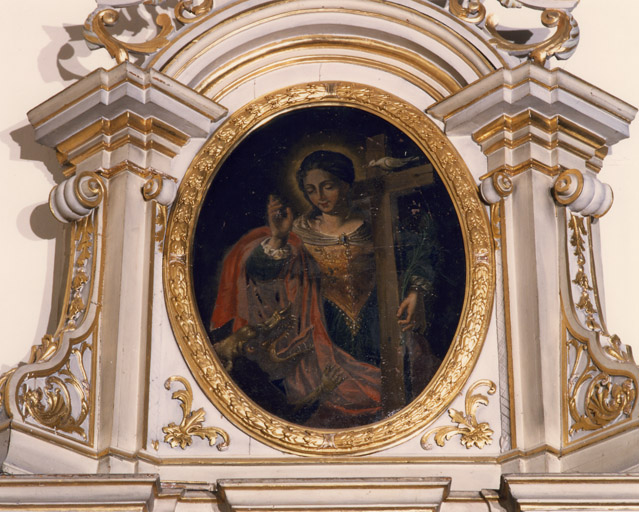 Détail du tableau : sainte Marguerite.