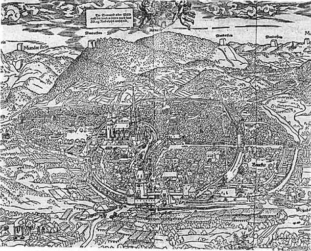 Vue partielle de la ville de Wissembourg.