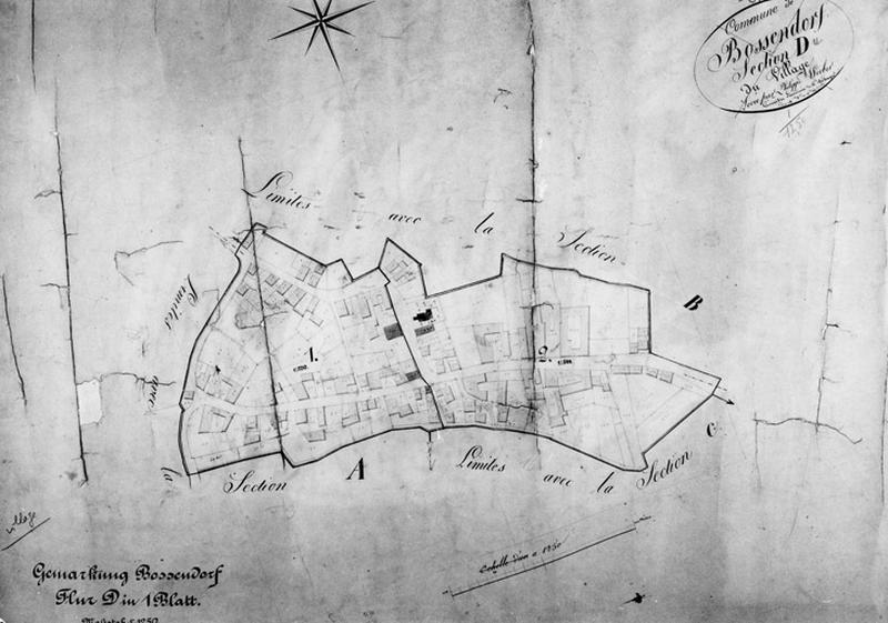 Cadastre Napoléonien : section D.