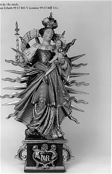 Statue de procession : Vierge à l'Enfant (No 1)