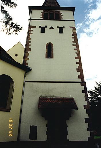 Vue de la face est de l'ancienne tour-choeur.