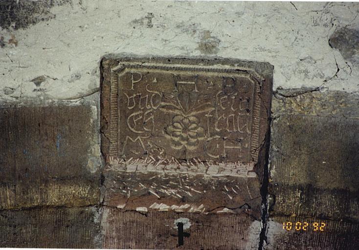 Maison, 1 route de Wissembourg. Vue de la clé de cintre de la dépendance.
