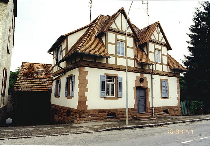 Vue de la maison, 39 rue de Bitche.