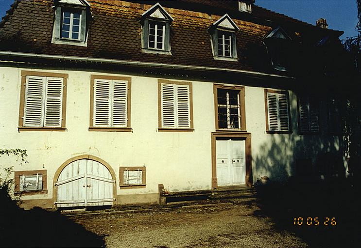 Vue de l'élévation sur cour.