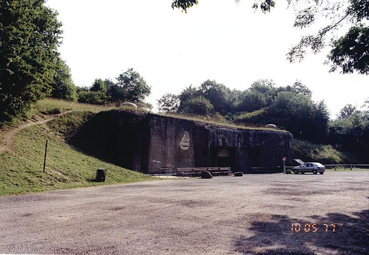 Vue d'ensemble du fort avec son entrée.