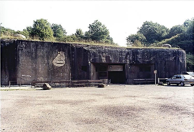 Vue d'ensemble du fort avec son entrée.