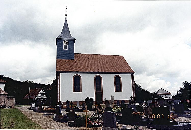 Vue de l'élévation sud.