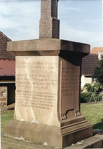 Le mobilier du cimetière