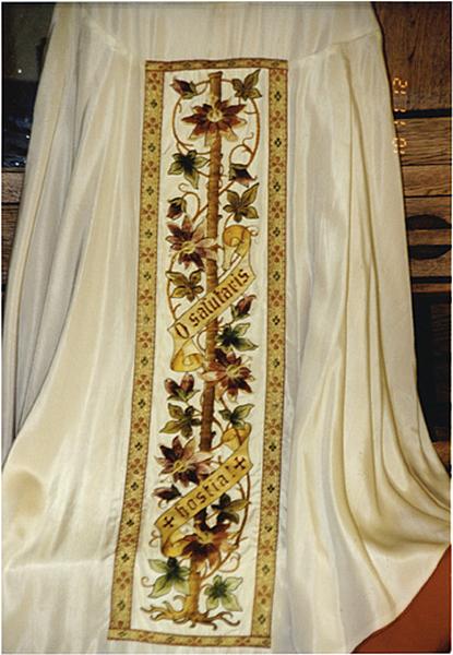 Vue du revers de la chasuble No 2.