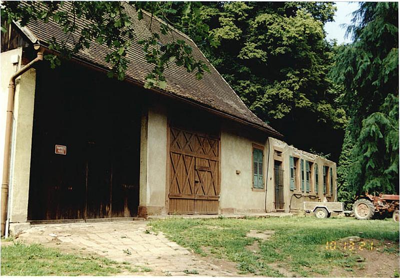 Vue d'ensemble de l'ancienne maison forestière de Welschtahl.