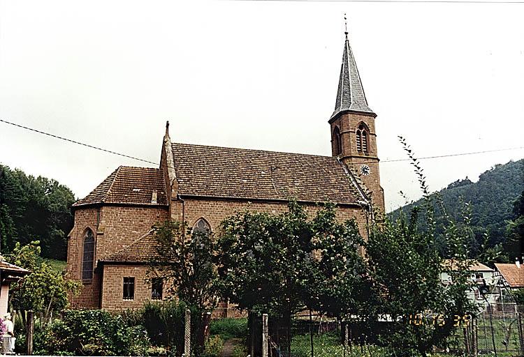 Vue de l'élévation latérale est.