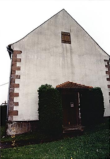 Vue de l'élévation ouest.