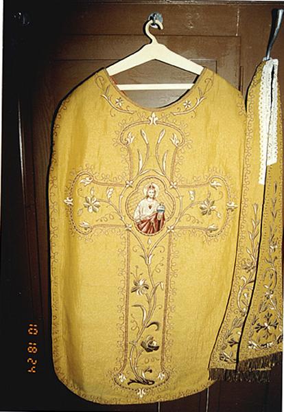 Vue de la chasuble No 1.