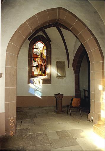 Vue de l'ancienne chapelle depuis le choeur.