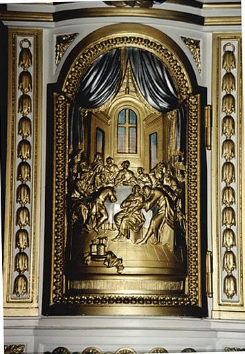 Détail de la porte du tabernacle.