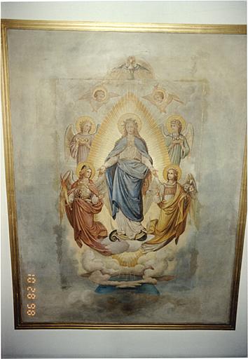 Vue d'une peinture monumentale : l'Assomption.