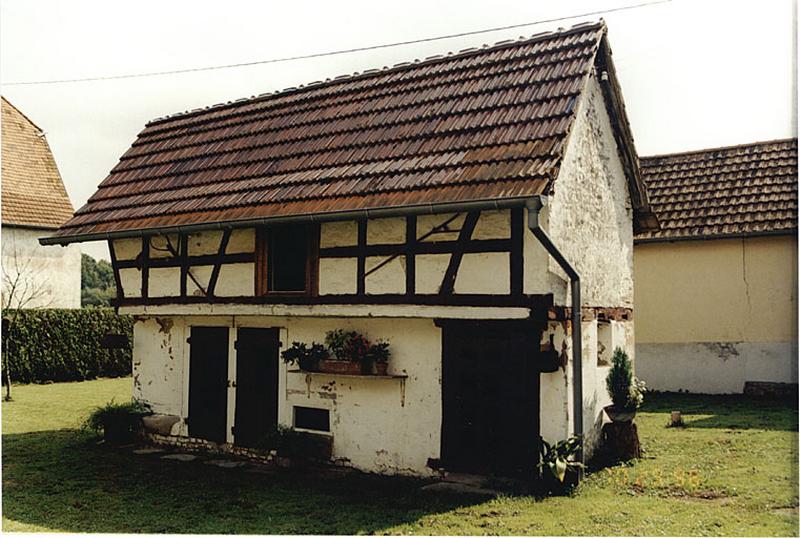 Ancienne ferme, 5, rue de la Laiterie. Vue de la porcherie.