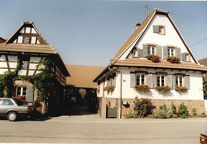 Vue d'ensemble de la ferme.