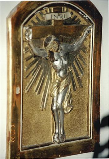 Détail de la porte du tabernacle de l'autel de la Vierge. - © Région Alsace - Inventaire général