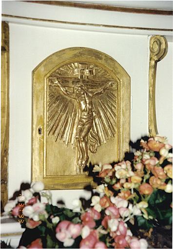 Détail de la porte du tabernacle de l'autel de saint Joseph.