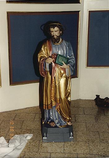 VUe d'une statue de saint Barthélemy No 1.