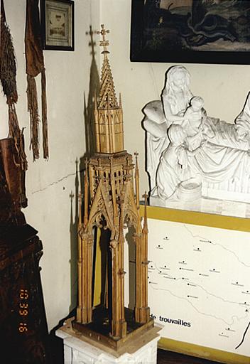 Maquette en bois conservée au musée Westercamp.