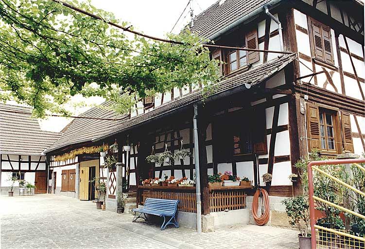 Elévation du logis sur cour.