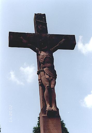 Détail du Christ en croix.