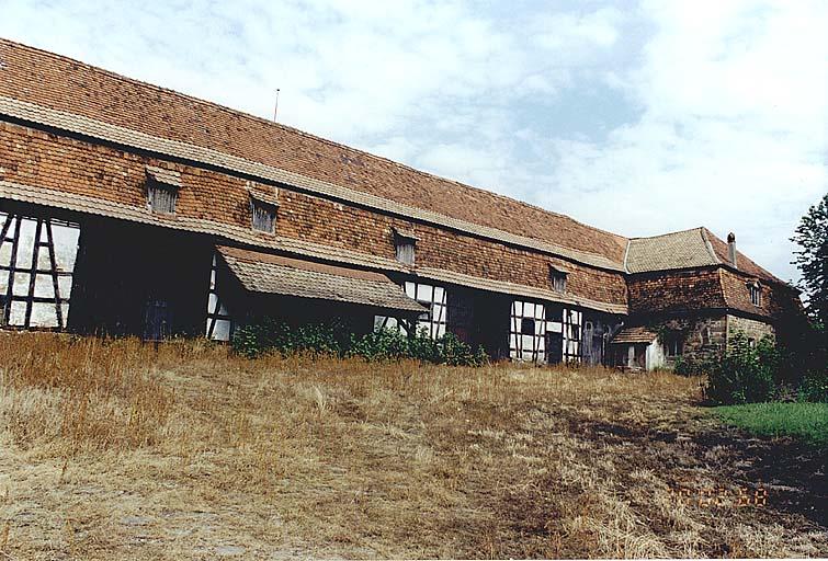 La ferme, vue du nord-ouest.