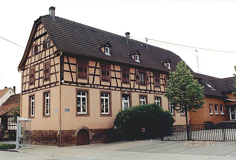 Vue de la ferme-école, 98 rue Principale, 1799 et 1865.