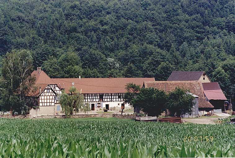 Vue d'ensemble depuis la route de Goersdorf.