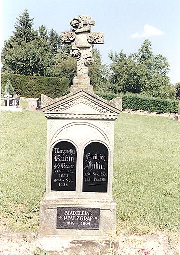 Le mobilier du cimetière (liste supplémentaire)