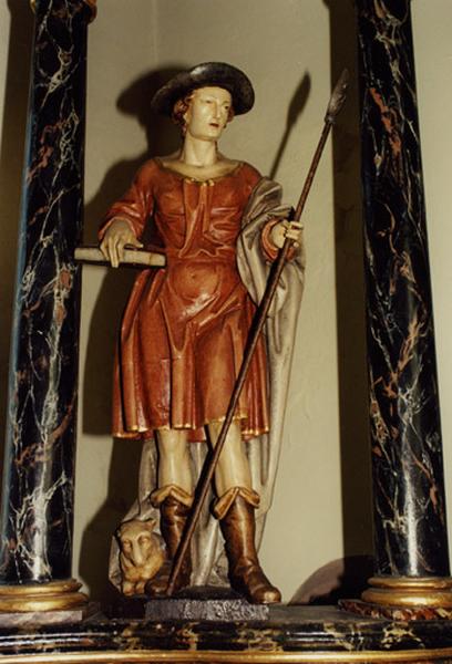 Statue de saint Wendelin.