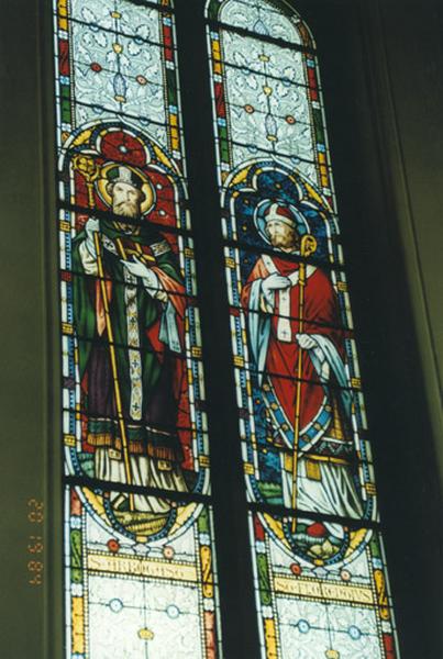 Verrière : saint Arbogast et saint Florent, par F. X. Zettler de Munich, 1895.