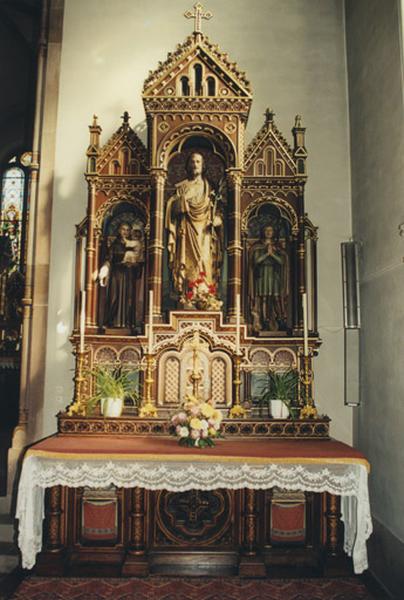 Autel secondaire de saint Joseph (sud), 1898.