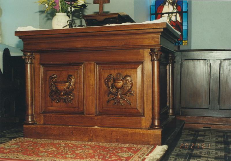 Le mobilier de l'église luthérienne