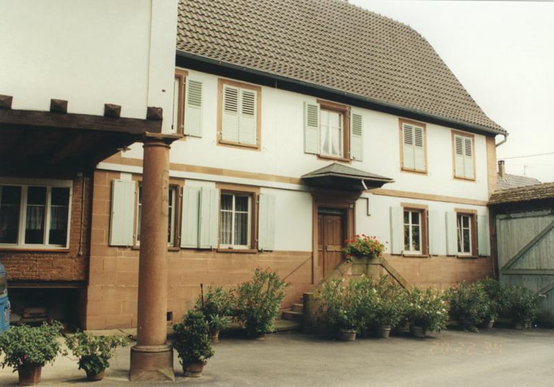 Elévation du logis sur cour.